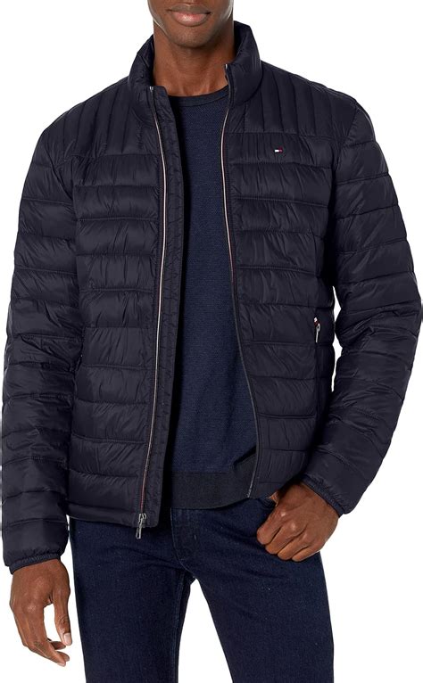 chamarras tommy hilfiger hombre negra